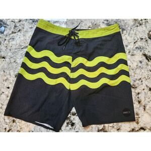 O'Neill Hyperfreak Board Shorts Mens Size 32 Swim Surf Skate Fish